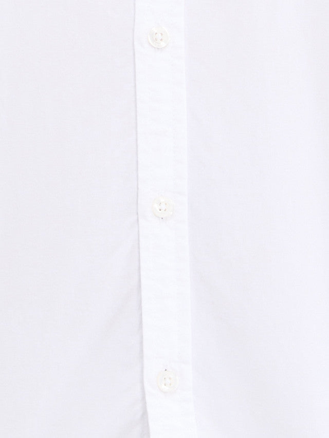 Parx White Solid Slim Fit Full Sleeve Cotton Shirt