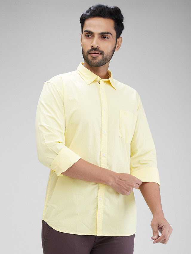 Parx Yellow Casual Shirt 