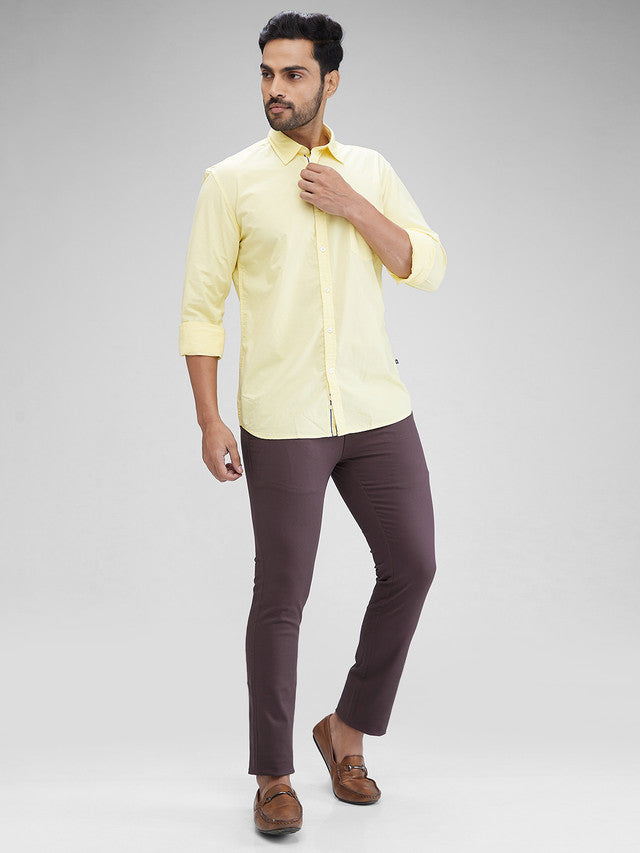 Parx Yellow Casual Shirt 