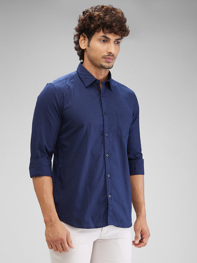 Parx Blue Casual Shirt 