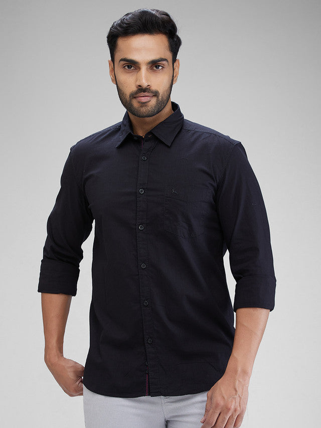 Parx Black Casual Shirt 