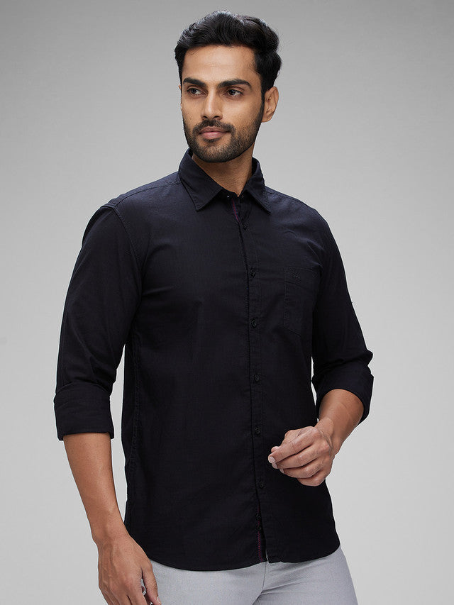 Parx Black Casual Shirt 