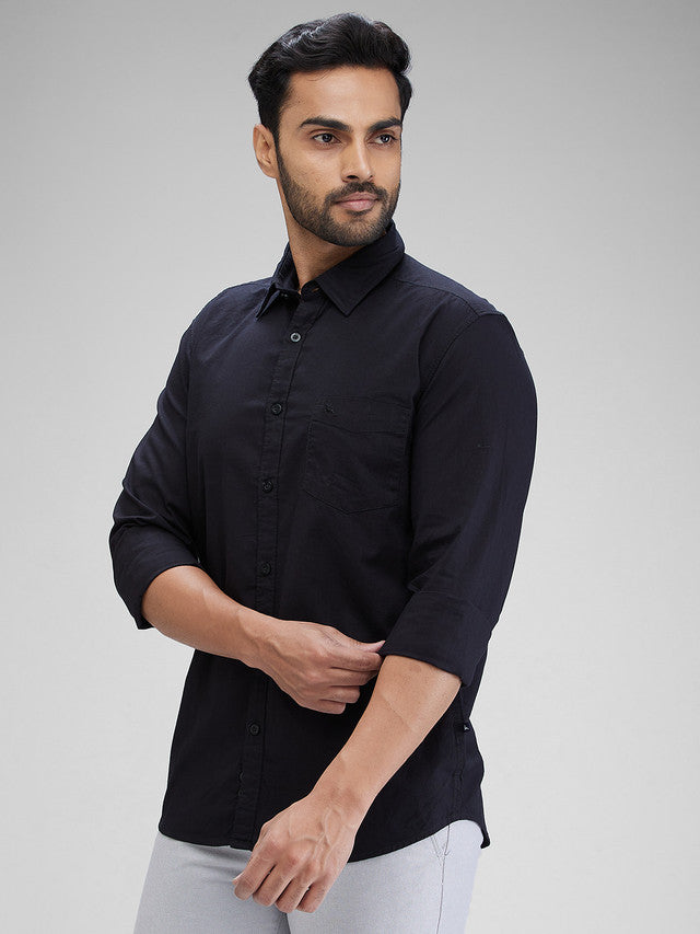 Parx Black Casual Shirt 