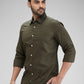 Parx Green Casual Shirt 