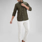 Parx Green Casual Shirt 