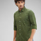 Parx Green Casual Shirt 