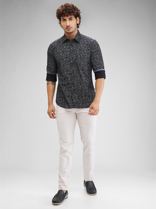 Parx Black Casual Shirt 