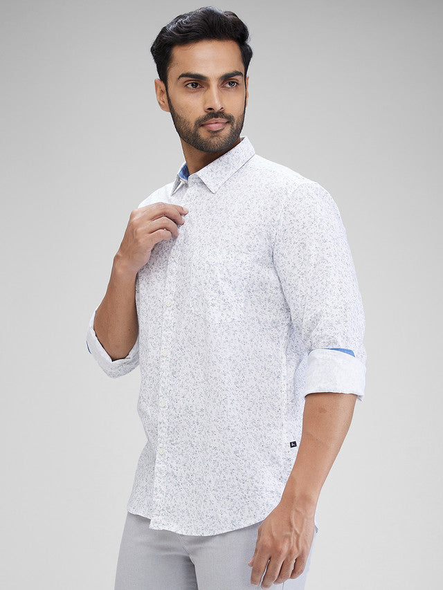 Parx White Casual Shirt 