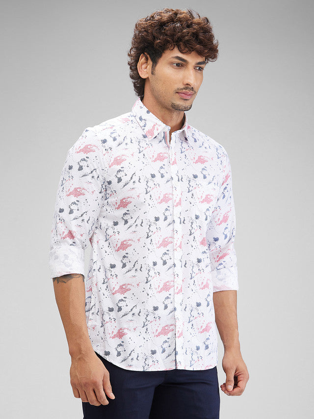 Parx White Casual Shirt 