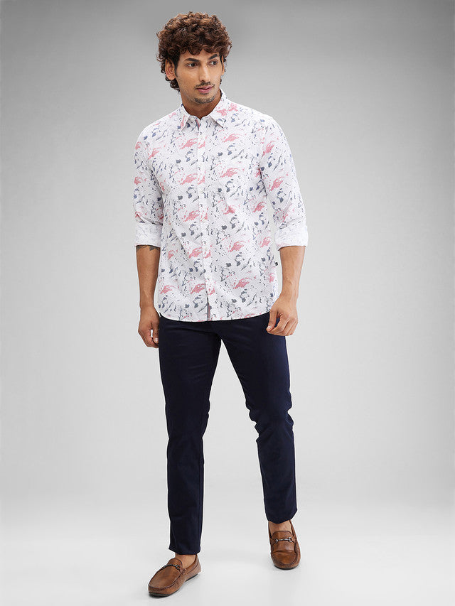 Parx White Casual Shirt 