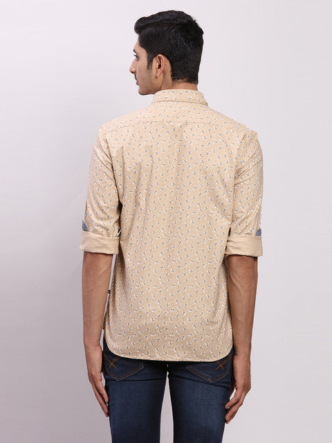 Parx Brown Casual Shirt