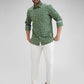 Parx Green Casual Shirt 