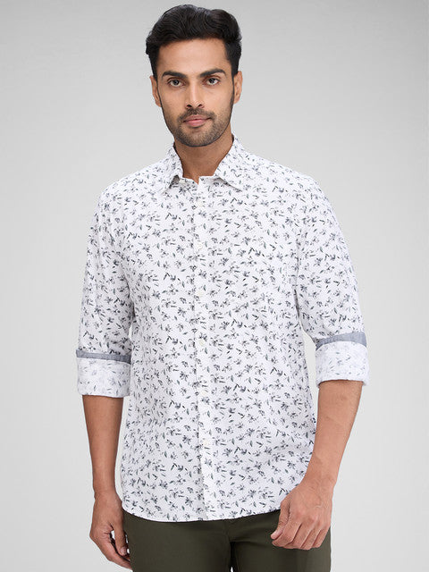 Parx White Casual Shirt