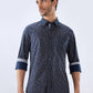 Parx Blue Casual Shirt