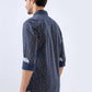 Parx Blue Casual Shirt