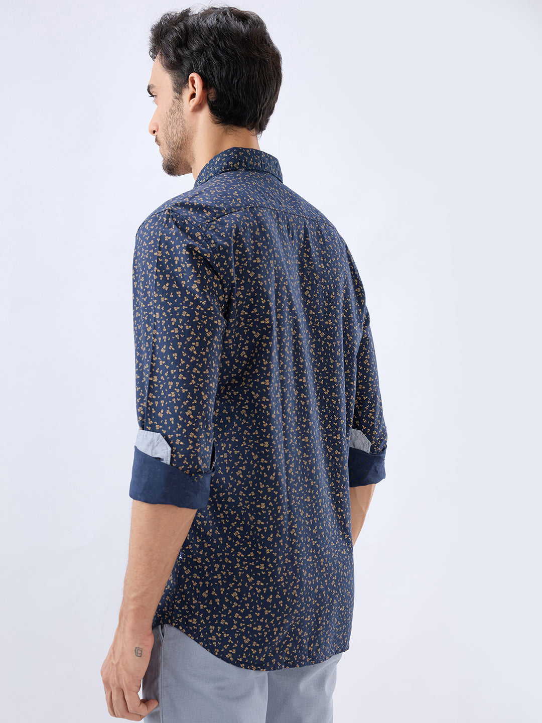 Parx Blue Casual Shirt