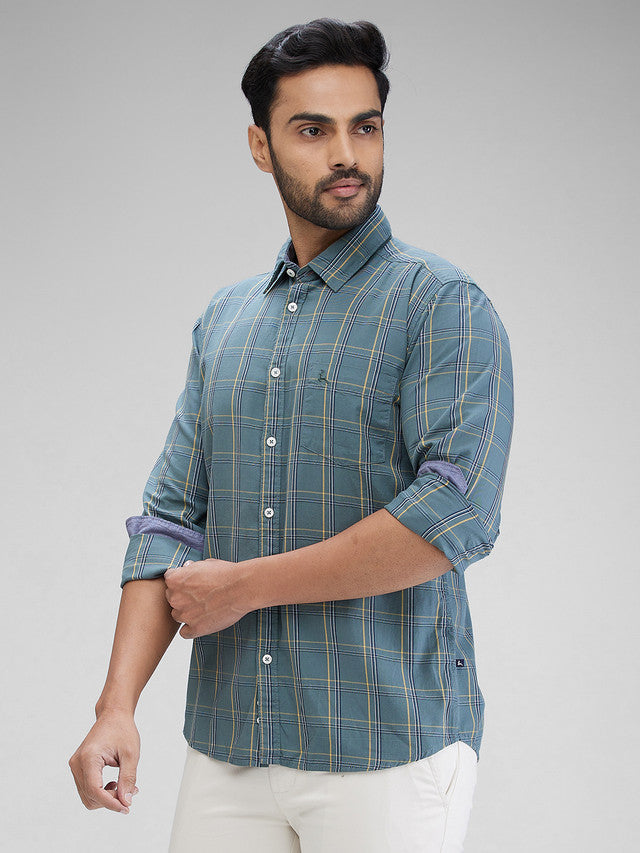 Parx Green Casual Shirt 