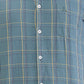 Parx Green Checks Slim Fit Cotton Casual Shirt