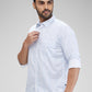 Parx White Casual Shirt 