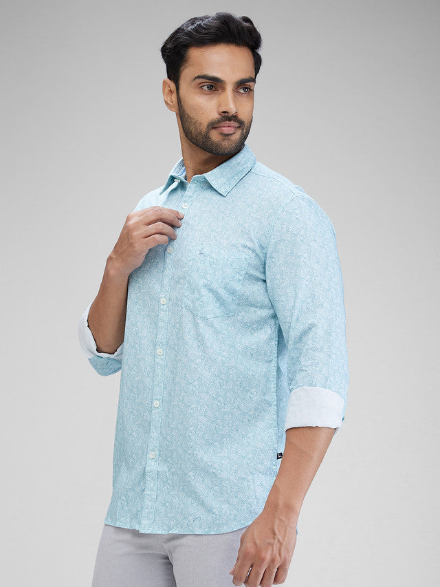 Parx Green Casual Shirt 