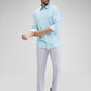 Parx Green Printed Slim Fit Cotton Casual Shirt