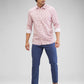 Parx Men Pink Printed Slim Fit Cotton Casual Shirt