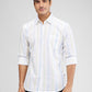 Parx Yellow Printed Slim Fit Cotton Casual Shirt