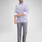 Parx Grey Printed Slim Fit Cotton Casual Shirt