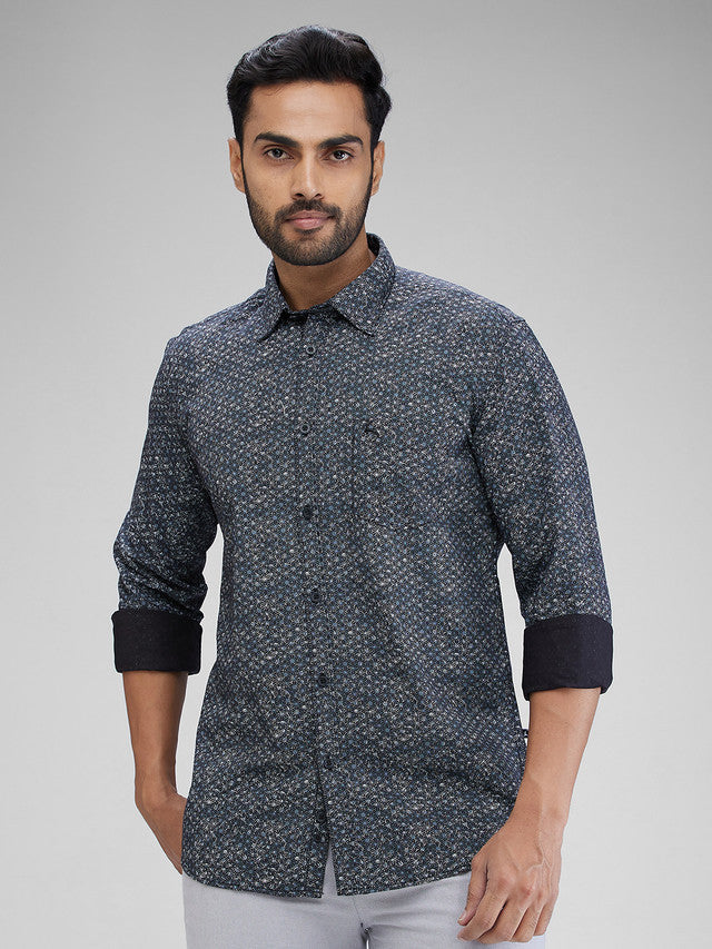 Parx Black Casual Shirt 