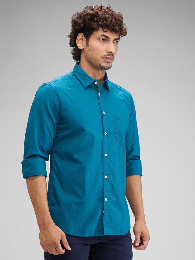 Parx Blue Casual Shirt 