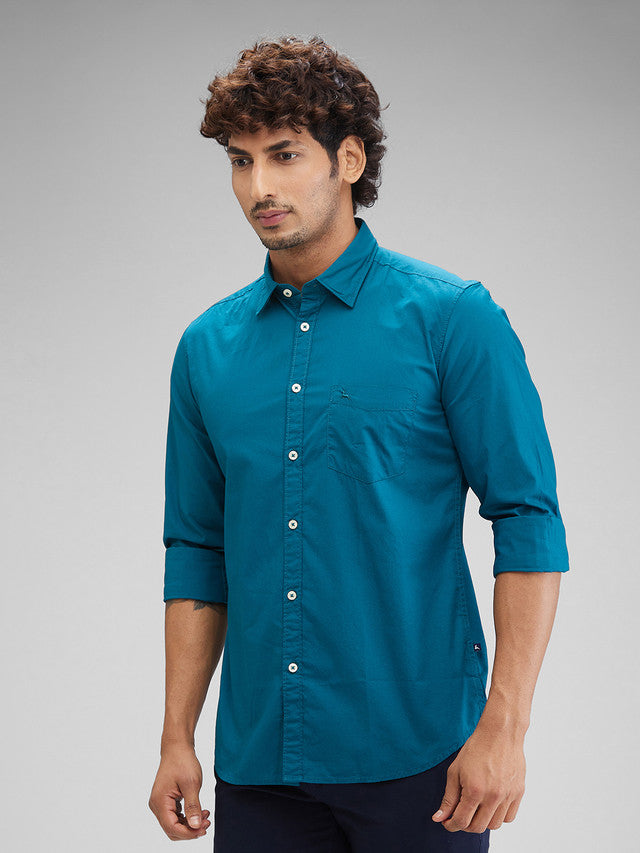 Parx Blue Casual Shirt 