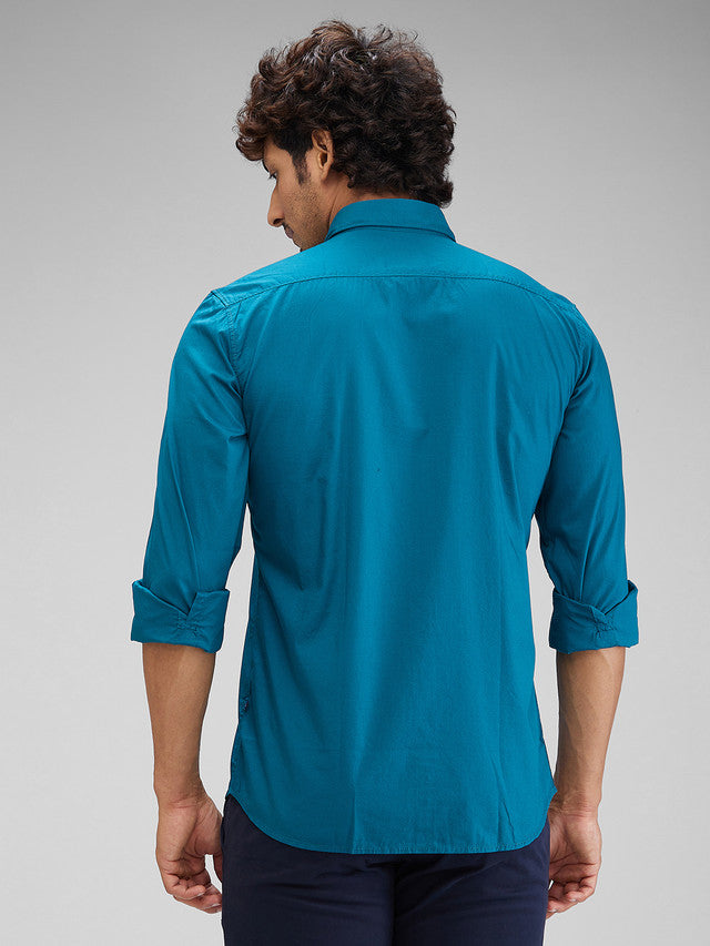 Parx Blue Casual Shirt 