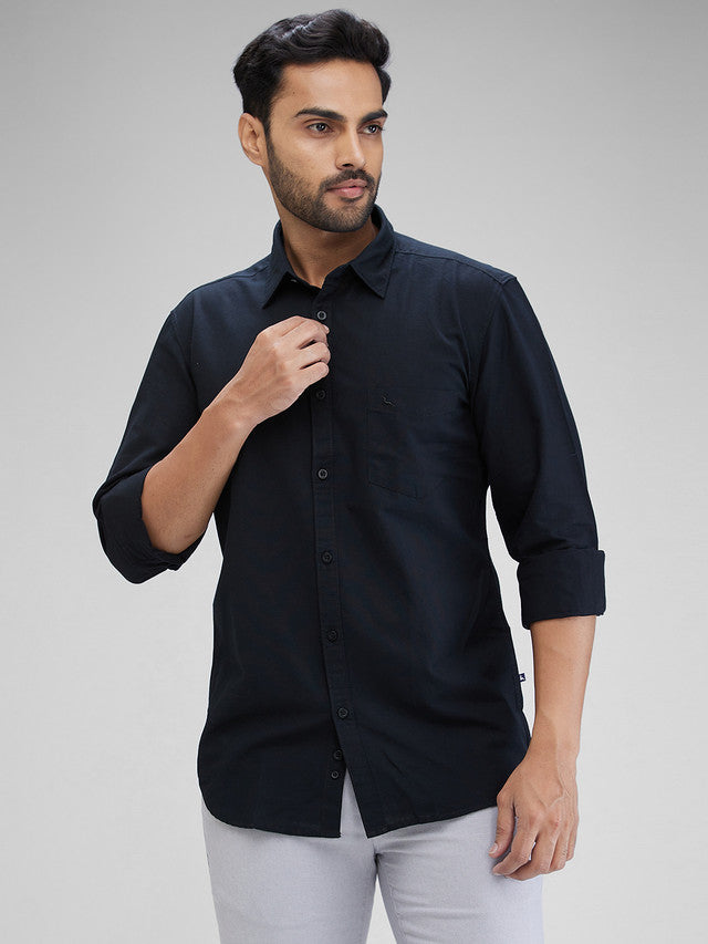 Parx Black Casual Shirt 