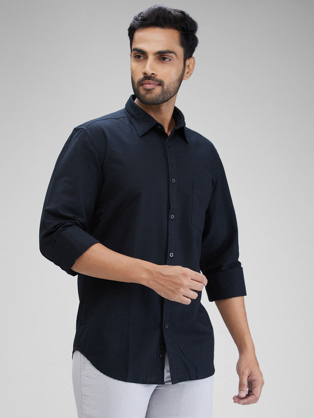 Parx Black Casual Shirt 