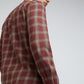 Men Red Slim Fit Checks Cotton Full Sleeve Shirts