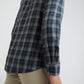 Men Blue Slim Fit Checks Cotton Full Sleeve Shirts