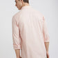 Parx Men Pink Printed Slim Fit Cotton Casual Shirt