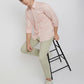 Parx Men Pink Printed Slim Fit Cotton Casual Shirt