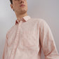 Parx Men Pink Printed Slim Fit Cotton Casual Shirt