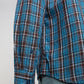 Parx Men Blue Checks Slim Fit Cotton Full Sleeve Shirts