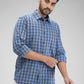 Parx Blue Casual Shirt 