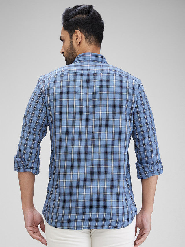 Parx Blue Casual Shirt 