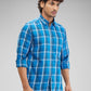 Parx Blue Casual Shirt 