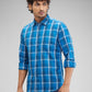 Parx Blue Casual Shirt 