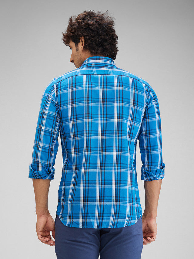 Parx Blue Casual Shirt 