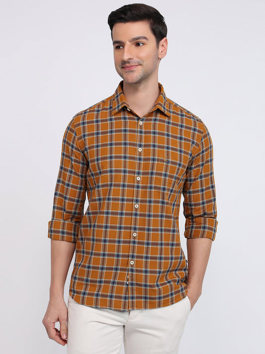 Parx Yellow Casual Shirt