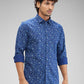 Parx Blue Casual Shirt 