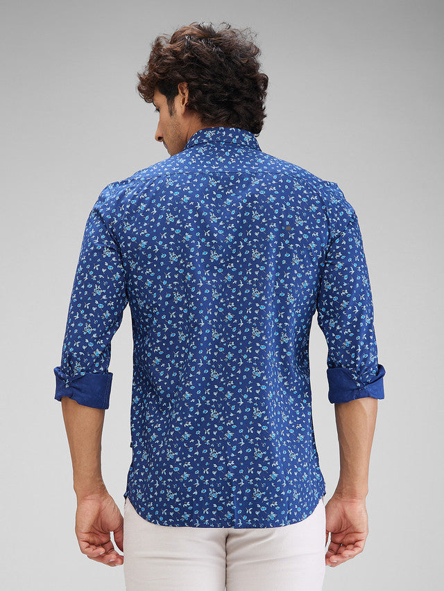 Parx Blue Casual Shirt 