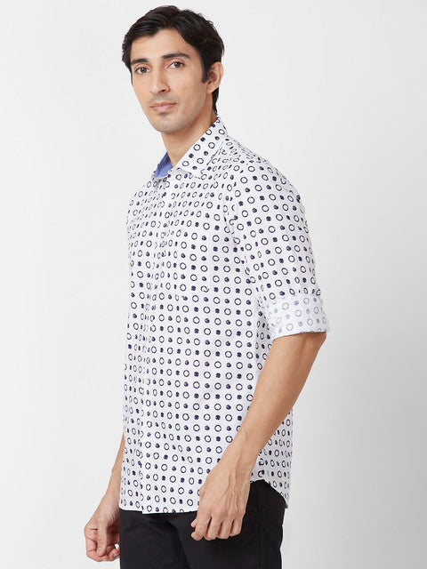 Parx Blue Casual Shirts