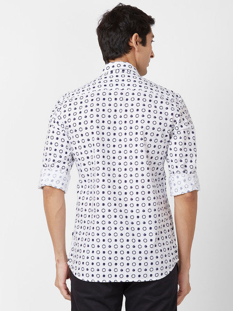 Parx Blue Casual Shirts